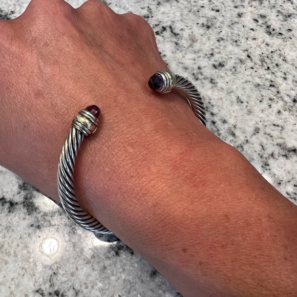 David Yurman Cable Bracelet - Amethyst - Picture 3 of 5